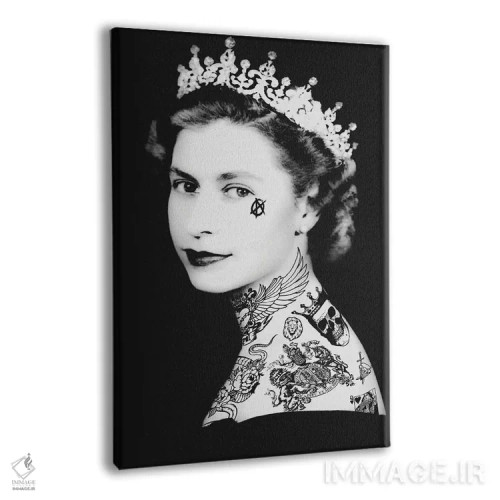 تابلو لیزی دوم (سیاه و سفید) اثر اندرو ام بارلو - نمای پرسپکتیو محصول