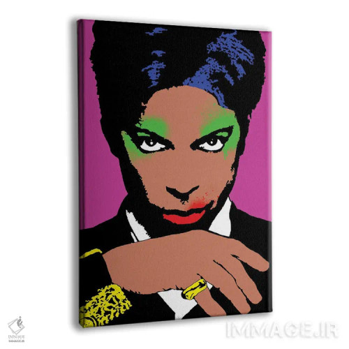 تابلو پرنس (اثر پاپ آرت) اثر اندرو ام بارلو - نمای پرسپکتیو محصول