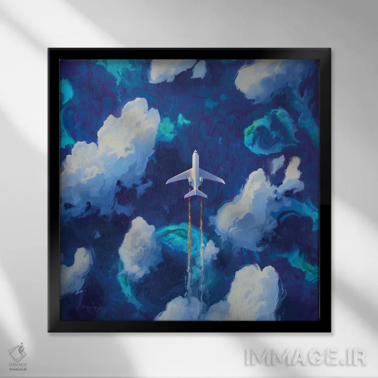 تابلو کاوشگر هر روزه اثر آرتم رادس چبوخا - نمای قابدار مشکی