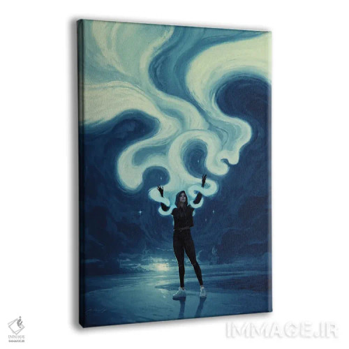 تابلو خالق نیمهشب اثر آرتم رادس چبوخا - نمای پرسپکتیو محصول
