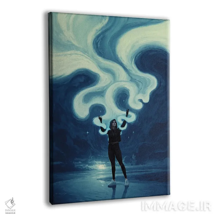 تابلو خالق نیمهشب اثر آرتم رادس چبوخا - نمای پرسپکتیو محصول
