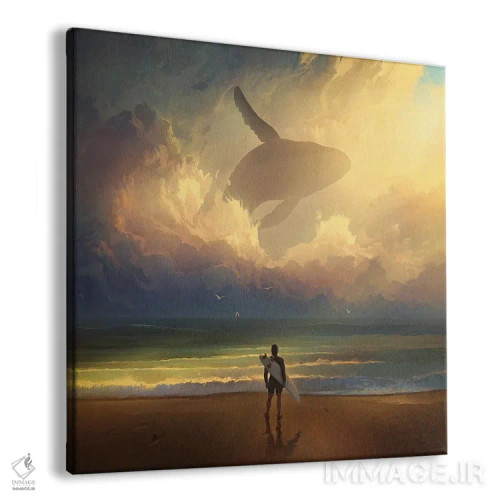 تابلو در انتظار موج اثر آرتم رادس چبوخا - نمای پرسپکتیو محصول