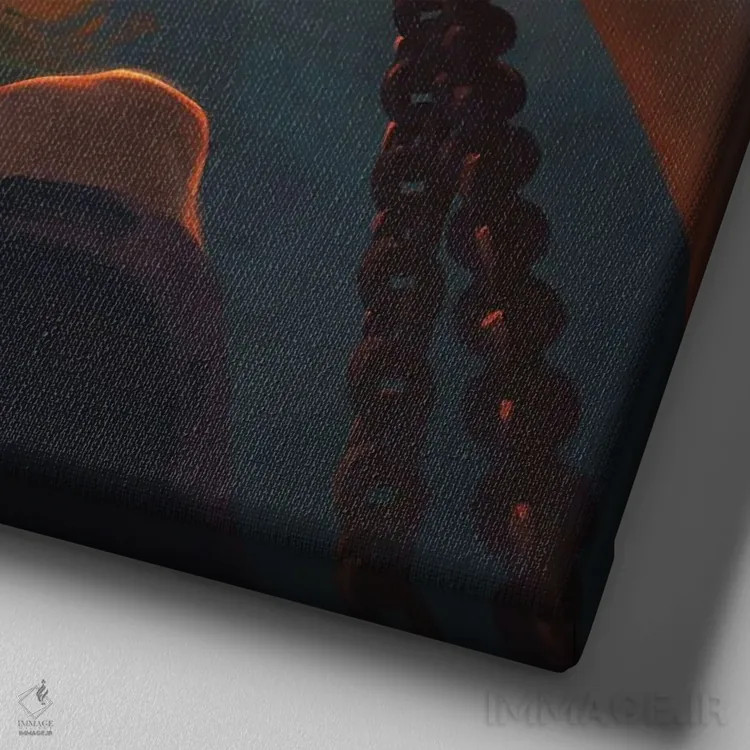 تابلو نمایی از بالا اثر آرتم رادس چبوخا - نمای نزدیک بافت بوم