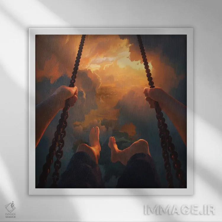 تابلو نمایی از بالا اثر آرتم رادس چبوخا - نمای قابدار سفید