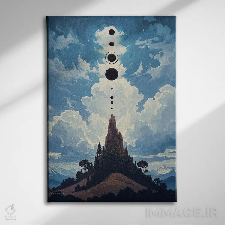 تابلو سیگنالها اثر آرتم رادس چبوخا - نمای روبهرو روی دیوار