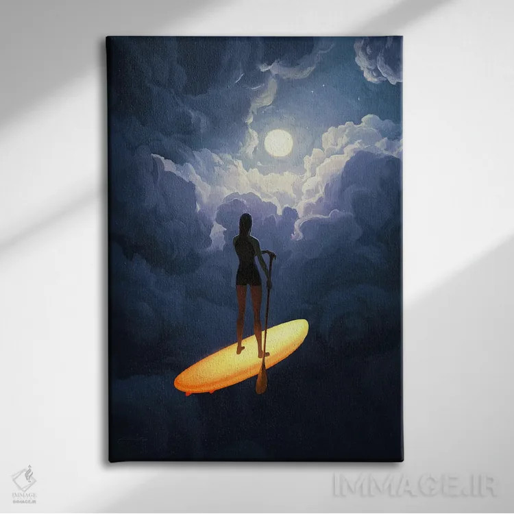 تابلو معجزه اثر آرتم رادس چبوخا - نمای روبهرو روی دیوار