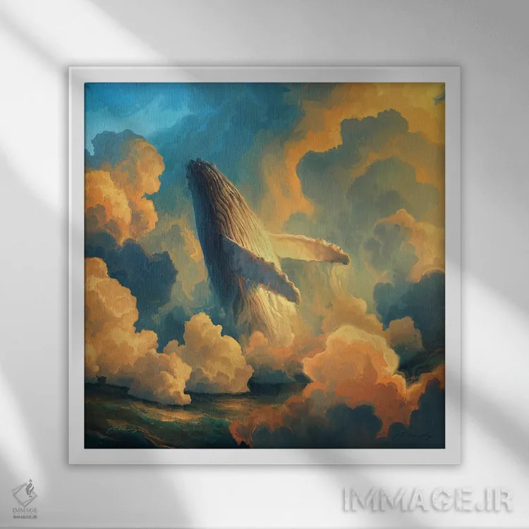 تابلو نفس اثر آرتم رادس چبوخا - نمای قابدار سفید