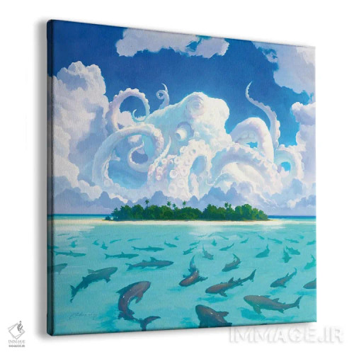 تابلو آب خطرناک اثر آرتم رادس چبوخا - نمای پرسپکتیو محصول