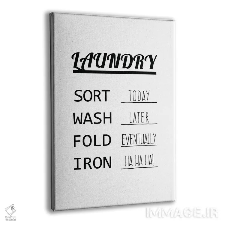 تابلو جدا کن، بشوی، تا کن، اتو بزن اثر پوسترهای طراحی آلچرا - نمای پرسپکتیو محصول