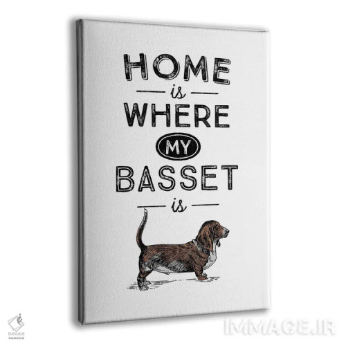 تابلو بَست هاند (نژاد سگ) اثر پوسترهای طراحی آلچرا - نمای پرسپکتیو محصول