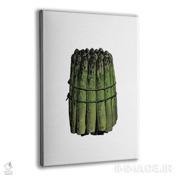 تابلو مارچوبه اثر پوسترهای طراحی آلچرا - نمای پرسپکتیو محصول