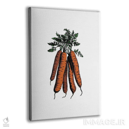 تابلو هویج اثر پوسترهای طراحی آلچرا - نمای پرسپکتیو محصول