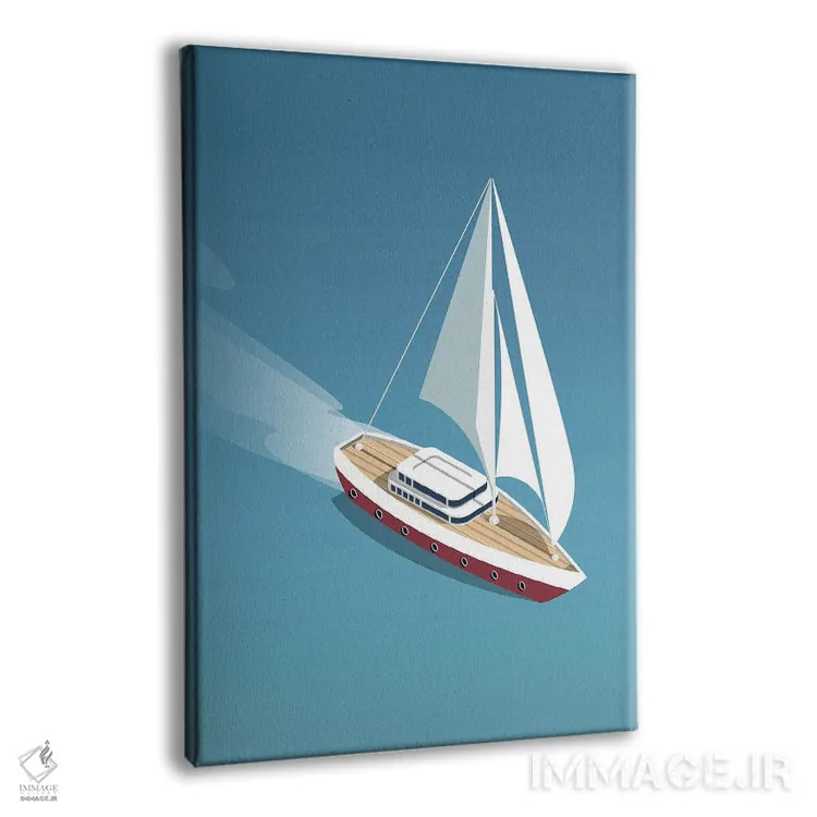 تابلو کشتیرانی ۲ اثر آرکتیک فریم (کادر یا قاب قطبی) - نمای پرسپکتیو محصول
