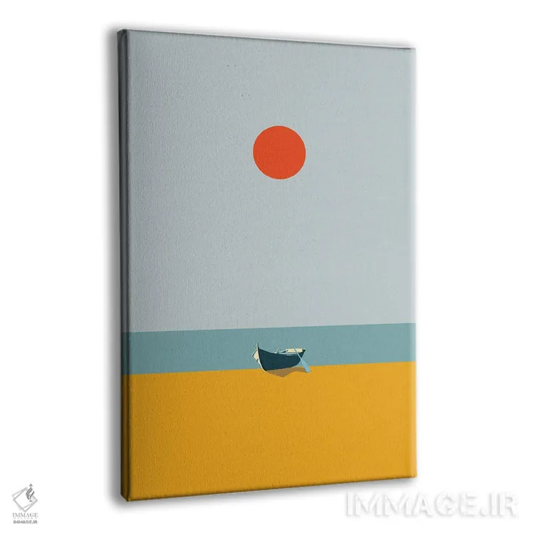 تابلو ساحل کنار دریا ۳ اثر آرکتیک فریم (کادر یا قاب قطبی) - نمای پرسپکتیو محصول