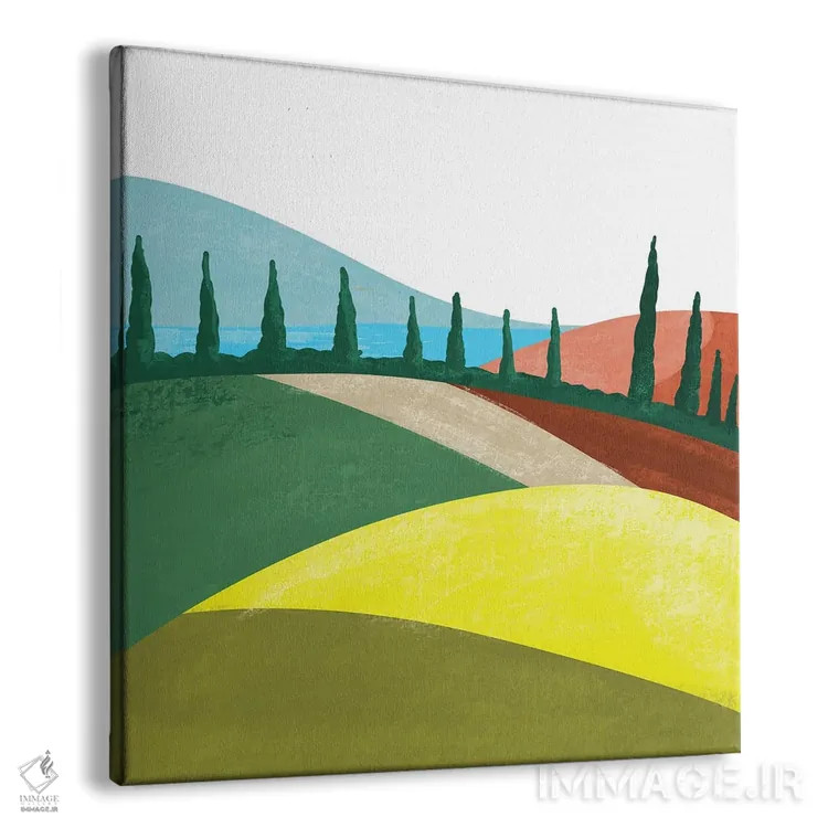 تابلو مدیترانه ۲ اثر آرکتیک فریم (کادر یا قاب قطبی) - نمای پرسپکتیو محصول