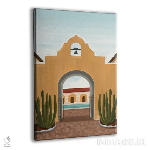 تابلو سفالینه ۴ اثر آرکتیک فریم (کادر یا قاب قطبی) - نمای پرسپکتیو محصول