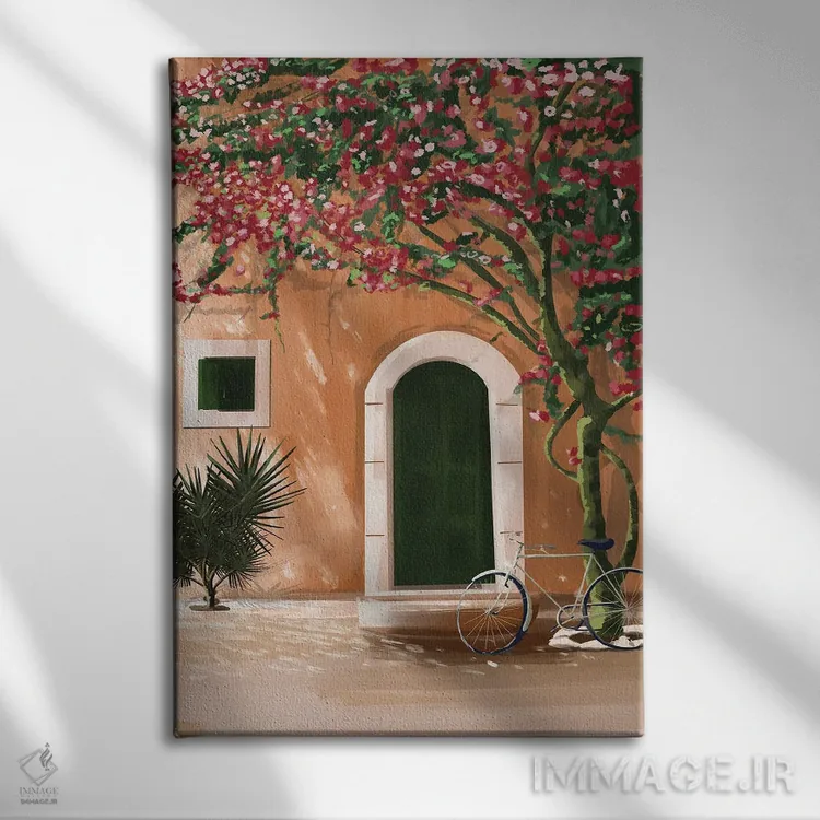 تابلو سفالینه ۳ اثر آرکتیک فریم (کادر یا قاب قطبی) - نمای روبهرو روی دیوار