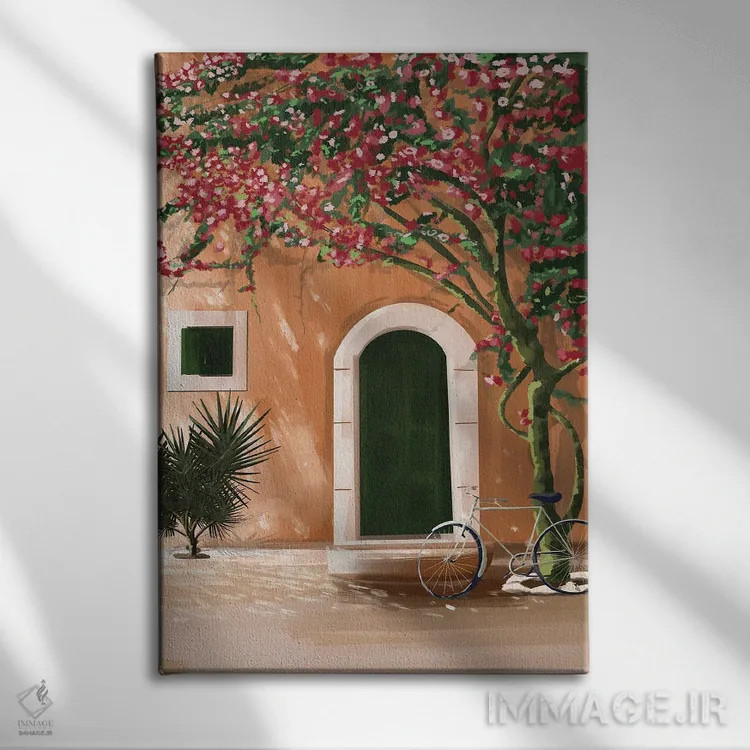 تابلو سفالینه ۳ اثر آرکتیک فریم (کادر یا قاب قطبی) - نمای روبهرو روی دیوار