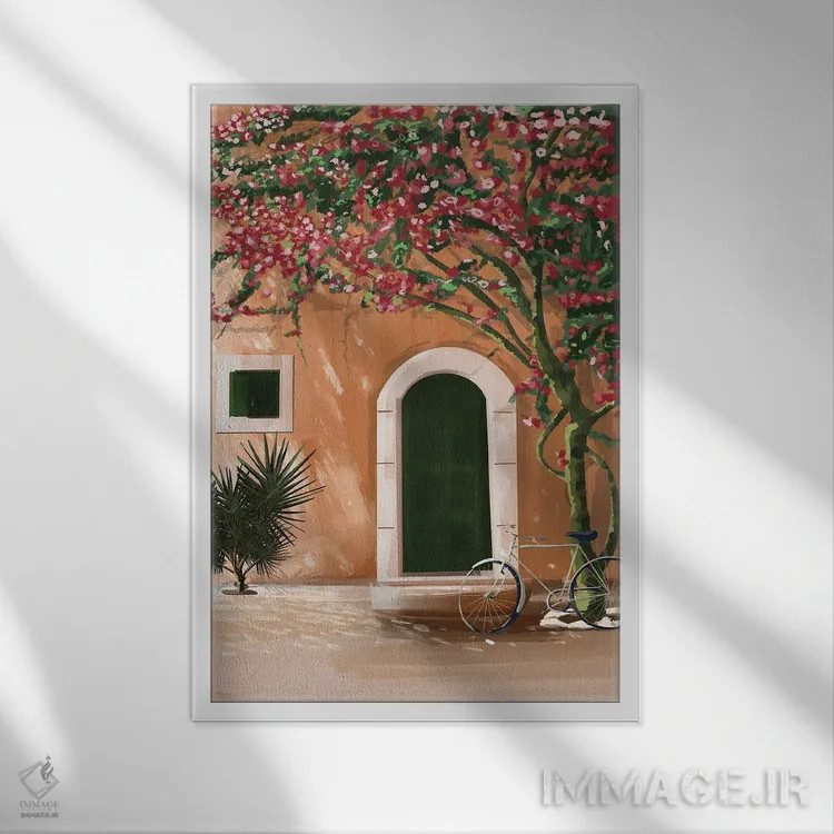 تابلو سفالینه ۳ اثر آرکتیک فریم (کادر یا قاب قطبی) - نمای قابدار سفید