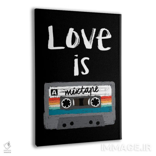 تابلو عشق یک میکستیپ است (نوار ترکیبی عاشقانه) اثر آنتونیو کامارنا - نمای پرسپکتیو محصول