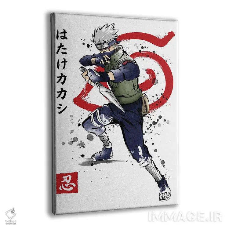 تابلو کاکاشی چشم شارینگان (ارجاع به Naruto) اثر آنتونیو کامارنا - نمای پرسپکتیو محصول