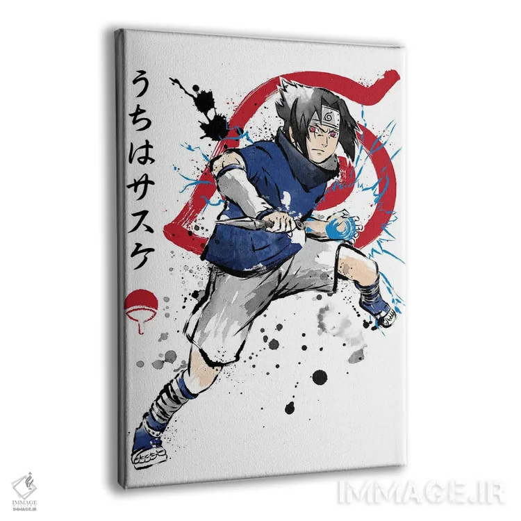 تابلو حمله چیدوری (ارجاع به ناروتو) اثر آنتونیو کامارنا - نمای پرسپکتیو محصول