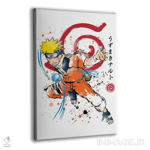 تابلو خشم راسنگان (ارجاع به ناروتو) اثر آنتونیو کامارنا - نمای پرسپکتیو محصول