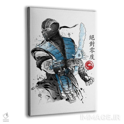 تابلو جنگجوی یخی سومیه (نقاشی جوهری) اثر آنتونیو کامارنا - نمای پرسپکتیو محصول