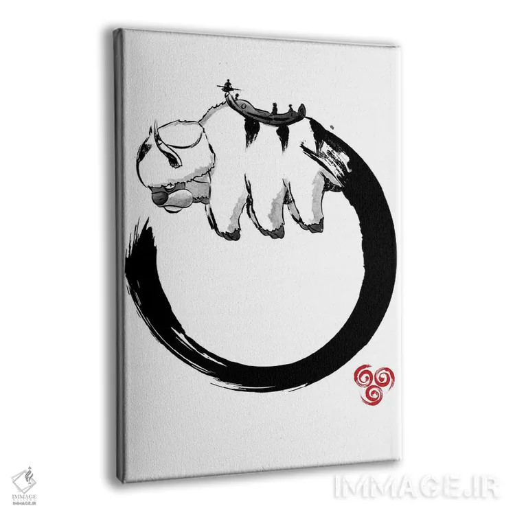 تابلو انسو، گاومیش پرنده اثر آنتونیو کامارنا - نمای پرسپکتیو محصول