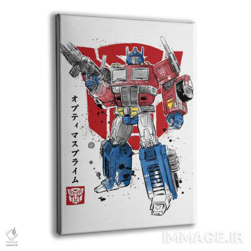 تابلو پرایم (نقاشی سومیه - شخصیت اپتیموس پرایم) اثر آنتونیو کامارنا - نمای پرسپکتیو محصول