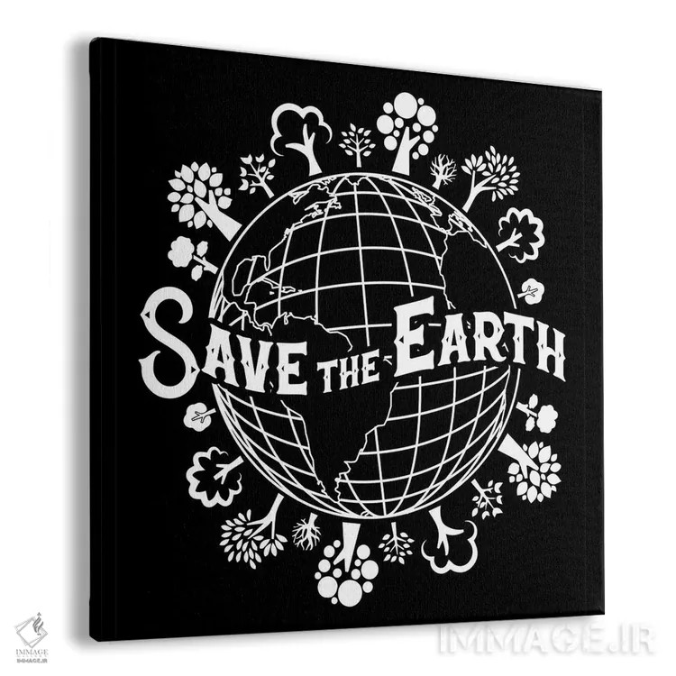 تابلو زمین را نجات دهید اثر آنتونیو کامارنا - نمای پرسپکتیو محصول