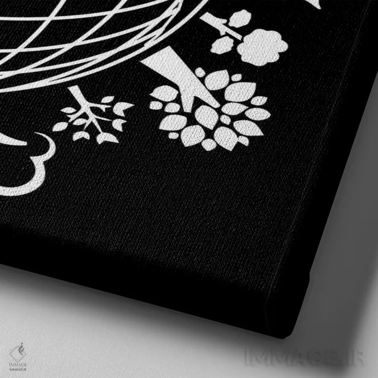 تابلو زمین را نجات دهید اثر آنتونیو کامارنا - نمای نزدیک بافت بوم