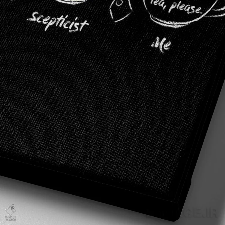 تابلو یک چای دیگر اثر آنتونیو کامارنا - نمای نزدیک بافت بوم