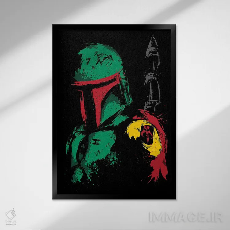 تابلو دایمیو جدید (ارباب فئودالی سامورایی) اثر آنتونیو کامارنا - نمای قابدار مشکی