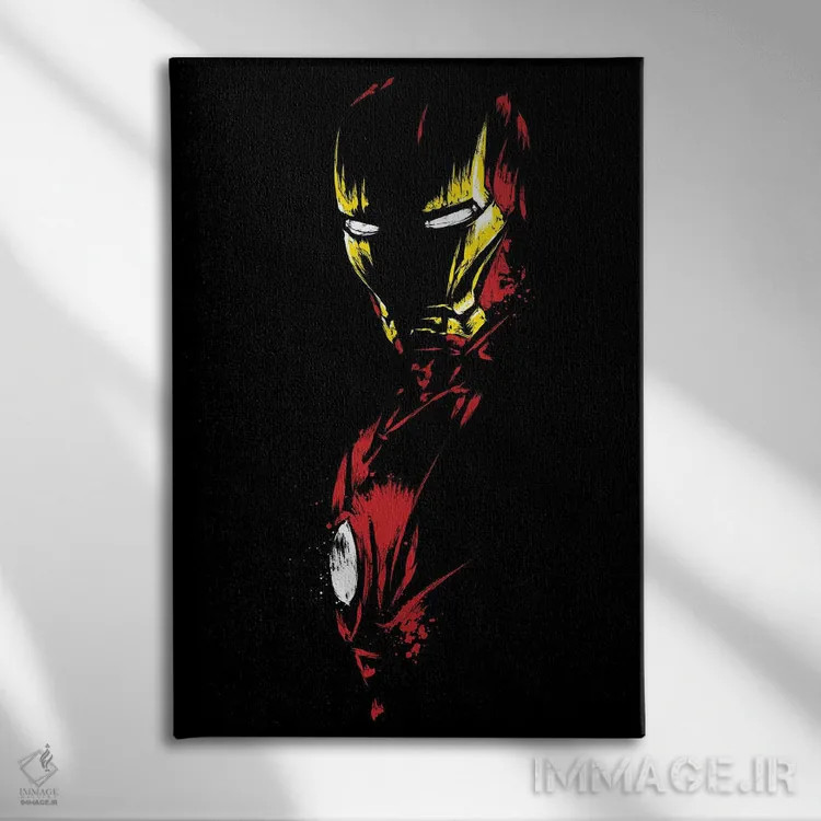 تابلو آهن در سایهها اثر آنتونیو کامارنا - نمای روبهرو روی دیوار