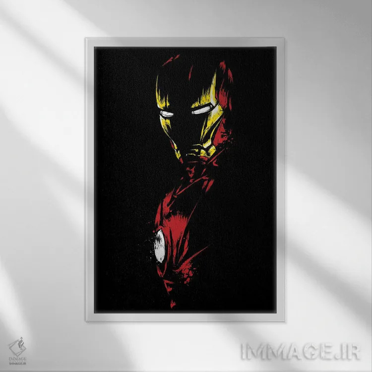 تابلو آهن در سایهها اثر آنتونیو کامارنا - نمای قابدار سفید