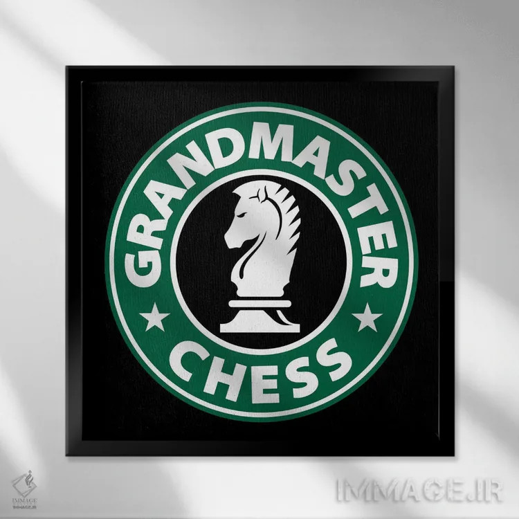 تابلو استاد بزرگ اثر آنتونیو کامارنا - نمای قابدار مشکی