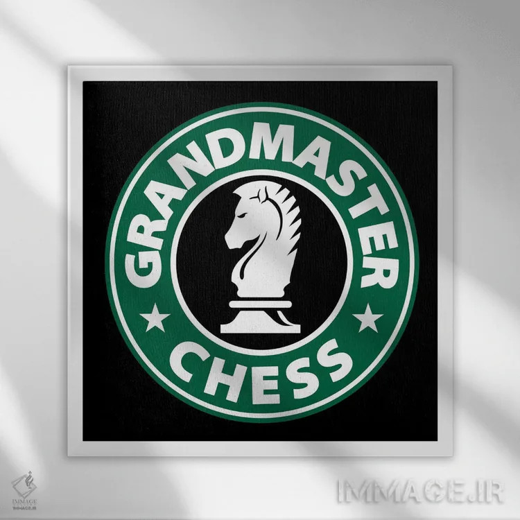 تابلو استاد بزرگ اثر آنتونیو کامارنا - نمای قابدار سفید