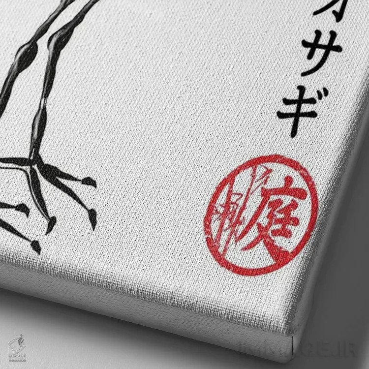 تابلو حواصیل (نقاشی سومیه) اثر آنتونیو کامارنا - نمای نزدیک بافت بوم