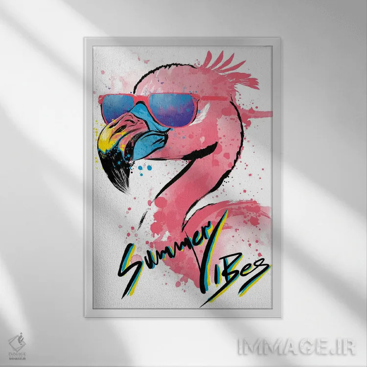 تابلو حال و هوای تابستان اثر آنتونیو کامارنا - نمای قابدار سفید