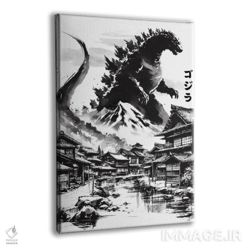 تابلو شاه در روستای ژاپنی اثر آنتونیو کامارنا - نمای پرسپکتیو محصول