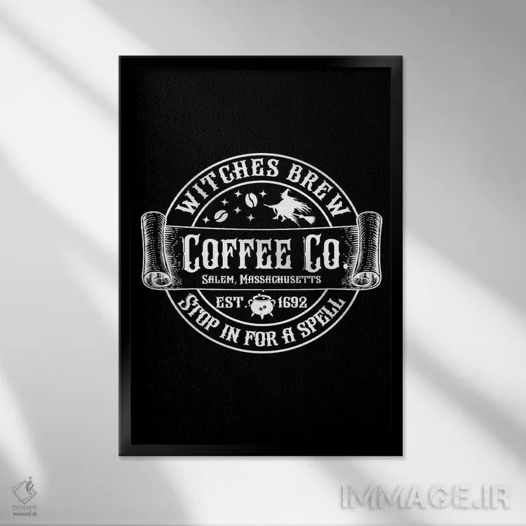 تابلو معجون جادوگران اثر آنتونیو کامارنا - نمای قابدار مشکی