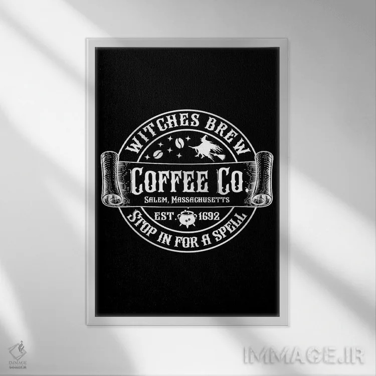 تابلو معجون جادوگران اثر آنتونیو کامارنا - نمای قابدار سفید