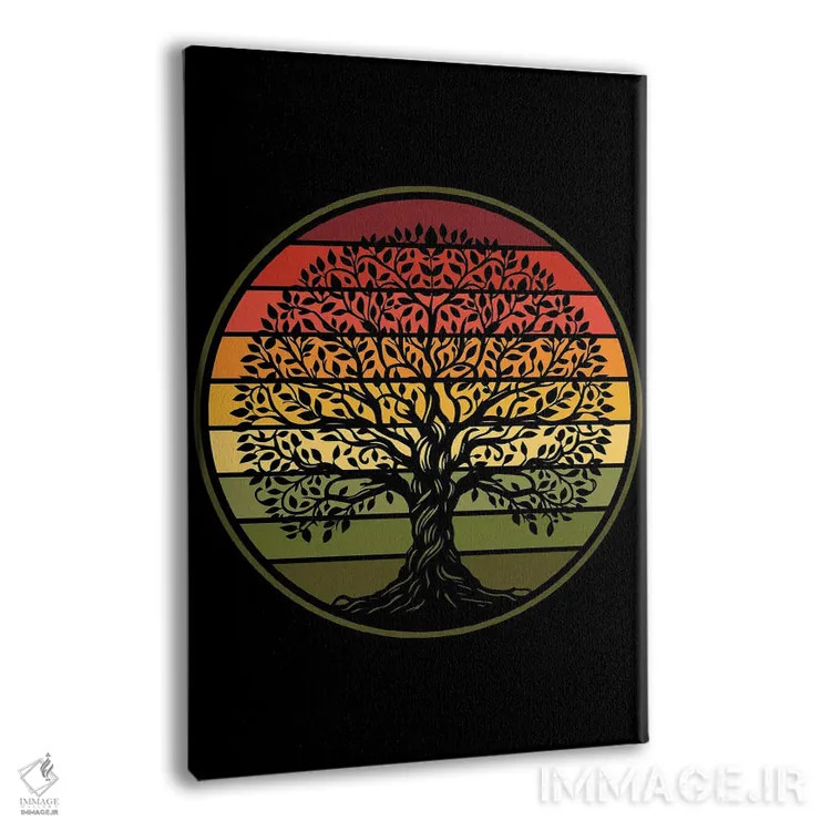 تابلو درخت زندگی پاییزی اثر آنتونیو کامارنا - نمای پرسپکتیو محصول