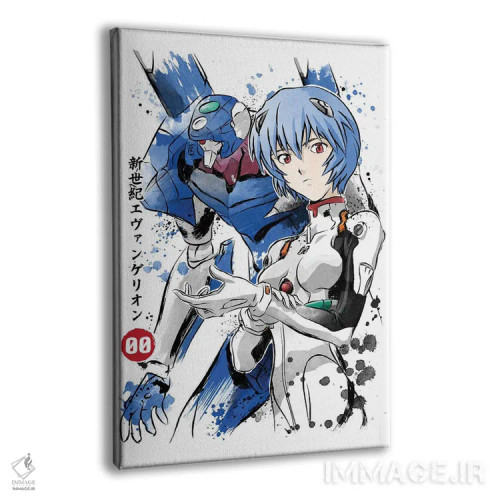 تابلو یونیت-۰۰ (واحد صفر انیمه اِوانگِلیون) اثر آنتونیو کامارنا - نمای پرسپکتیو محصول