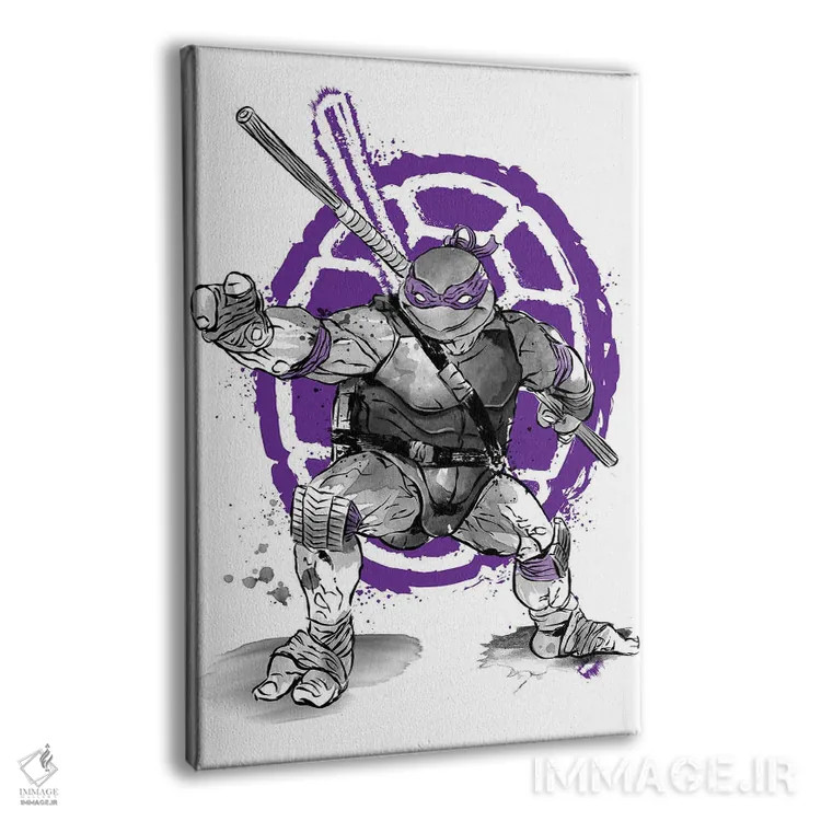 تابلو دوناتلو به سبک سومیه (لاکپشتهای نینجا) اثر آنتونیو کامارنا - نمای پرسپکتیو محصول