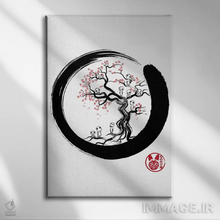 تابلو ارواح انسو اثر آنتونیو کامارنا - نمای روبهرو روی دیوار