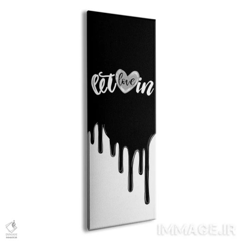 تابلو اجازه بده عشق وارد شود اثر آتلیه کنسولو (استودیو هنری) - نمای پرسپکتیو محصول