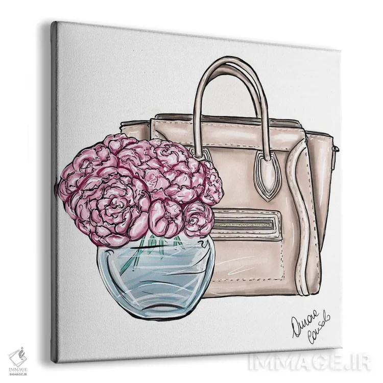 تابلو سلین من (احتمالاً "Céline" برند مد) اثر آتلیه کنسولو (استودیو هنری) - نمای پرسپکتیو محصول