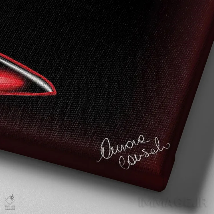 تابلو Standards Higher,پاشنه بلند، استانداردها بالاتر اثر آتلیه کنسولو (استودیو هنری) - نمای نزدیک بافت بوم